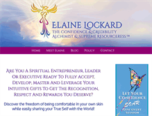 Tablet Screenshot of elainelockard.com
